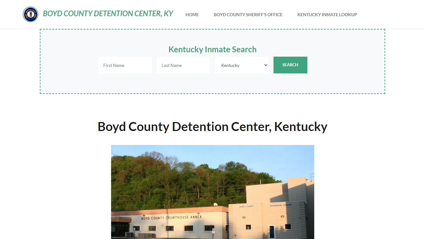 Boyd County Detention Center, KY Inmate Roster, Offender Search